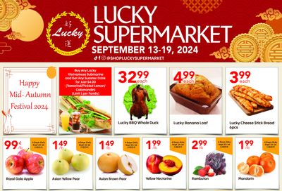 Lucky Supermarket (Surrey) Flyer September 13 to 19