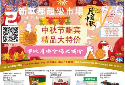 Fresh Palace Supermarket Flyer September 13 to 19