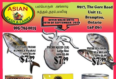 Asian Cash & Carry Flyer September 13 to 19