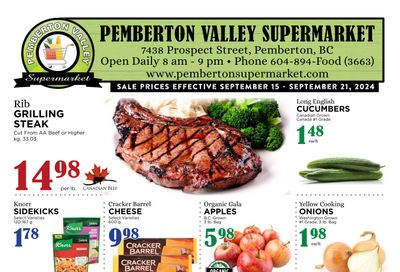 Pemberton Valley Supermarket Flyer September 15 to 21