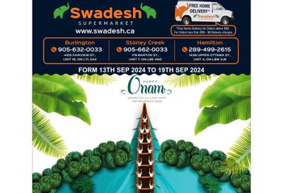 Swadesh Supermarket Flyer September 13 to 19