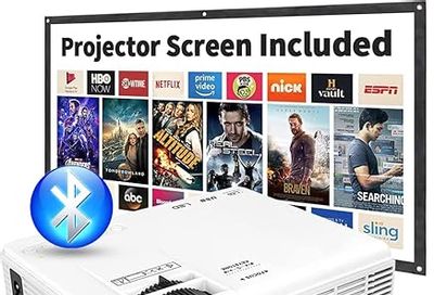 Amazon Canada Deals: Save 30% on GKLPO Smart Portable Projector with Promo Code & Coupon + More Offers