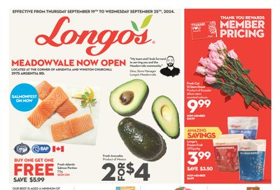 Longo's (Meadowvale) Flyer September 19 to 25