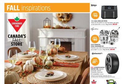 Canadian Tire Fall Inspirations Flyer September 20 to October 10