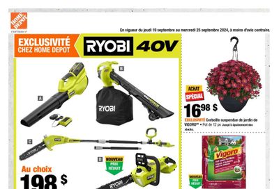 Home Depot (QC) Flyer September 19 to 25