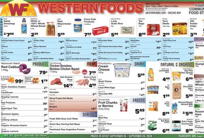 Western Foods Flyer September 18 to 24