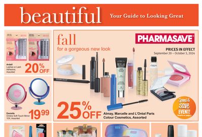 Pharmasave (ON & West) Beautiful Flyer September 20 to October 3