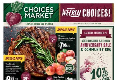 Choices Market Flyer September 19 to 25