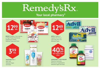 Remedy's RX Monthly Flyer September 27 to October 24