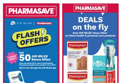 Pharmasave (ON & West) Flyer October 4 to 17