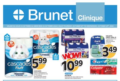 Brunet Clinique Flyer October 10 to 23