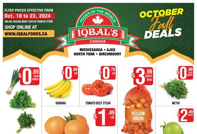 Iqbal Foods Flyer October 10 to 23