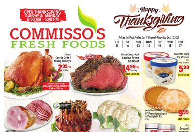 Commisso's Fresh Foods Flyer October 11 to 17