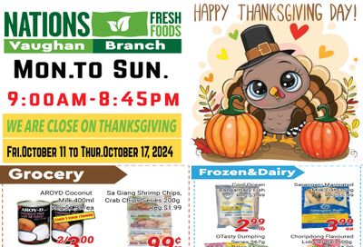 Nations Fresh Foods (Vaughan) Flyer October 11 to 17