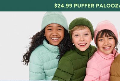 The Children’s Place Canada: $24.99 Puffers + 50% off Outerwear + Clearance