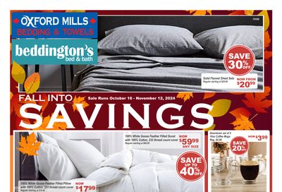 Beddington's Flyer October 16 to November 12