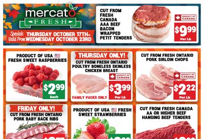 Mercato Fresh Flyer October 17 to 23