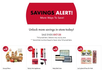 The Bargain Shop & Red Apple Stores Flyer October 17 to 23