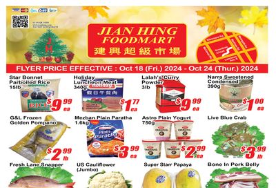 Jian Hing Foodmart (Scarborough) Flyer October 18 to 24