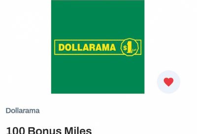 Air Miles Canada Offers: Get 100 Bonus Miles When You Spend $30 At Dollarama