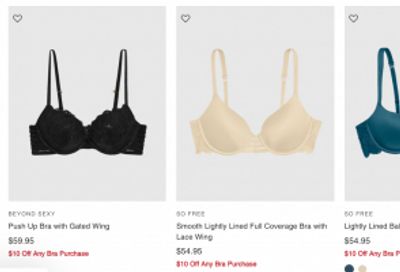 La Senza Canada: Fall Sale Event up to 60% off + Bras $10 off + More