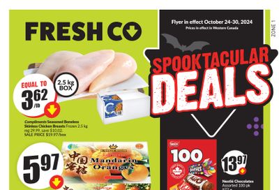 FreshCo (West) Flyer October 24 to 30