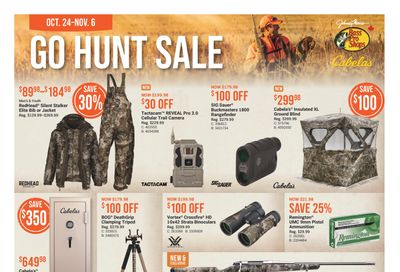 Cabela's Flyer October 24 to November 6