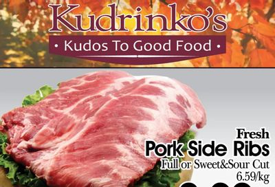 Kudrinko's Flyer October 29 to November 11