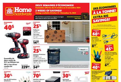 Home Hardware (QC) Flyer October 31 to November 13