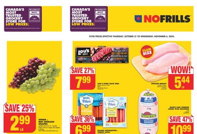 No Frills (Atlantic) Flyer October 31 to November 6