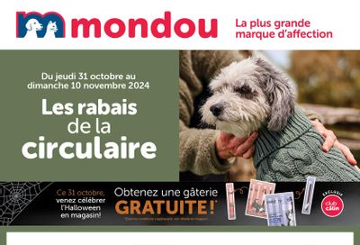 Mondou Flyer October 31 to November 10