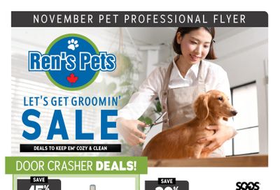 Ren's Pets Monthly Pet Professional Flyer November 1 to 30