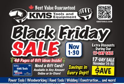 KMS Tools and Equipment Flyer November 1 to 30