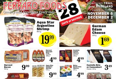 Ferraro Foods Monthly Flyer November 5 to December 2