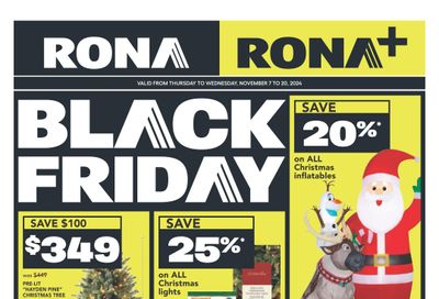 Rona & Rona+ (West) Flyer November 7 to 13