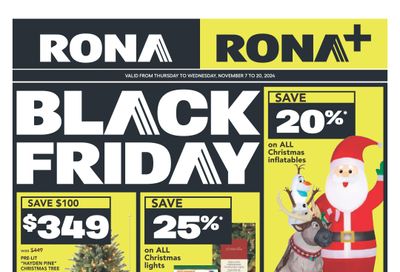 Rona & Rona+ (ON) Flyer November 7 to 13