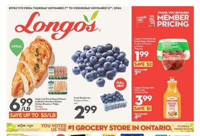 Longo's Flyer November 7 to 13