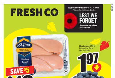 FreshCo (West) Flyer November 7 to 13