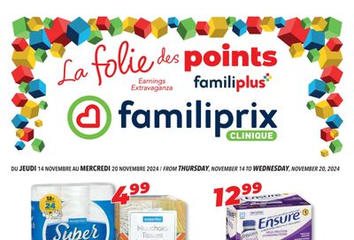 Familiprix Clinique Flyer November 14 to 20