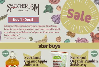 Sweet Cherubim Flyer November 1 to December 5