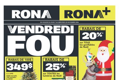 Rona & Rona+ (QC) Flyer November 14 to 20