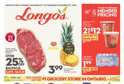 Longo's Flyer November 14 to 20