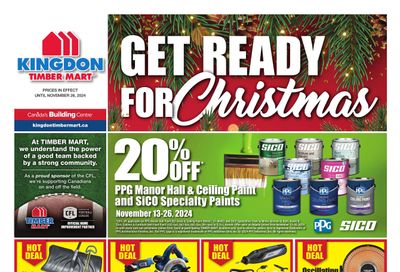 Timber Mart Flyer November 13 to 26