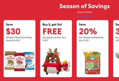 PetSmart Canada Early Black Friday Deals