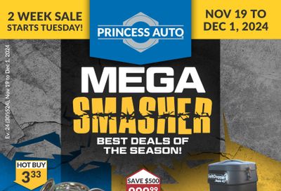 Princess Auto Flyer November 19 to December 1