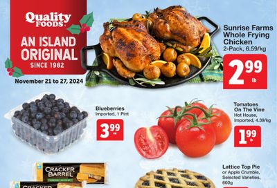 Quality Foods Flyer November 21 to 27