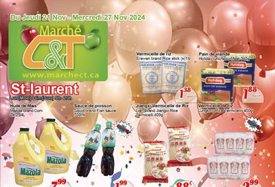 Marche C&T (St. Laurent) Flyer November 21 to 27