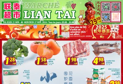 Marche Lian Tai Flyer November 21 to 27