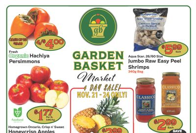 The Garden Basket Flyer November 21 to 27