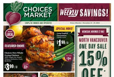 Choices Market Flyer November 21 to 27